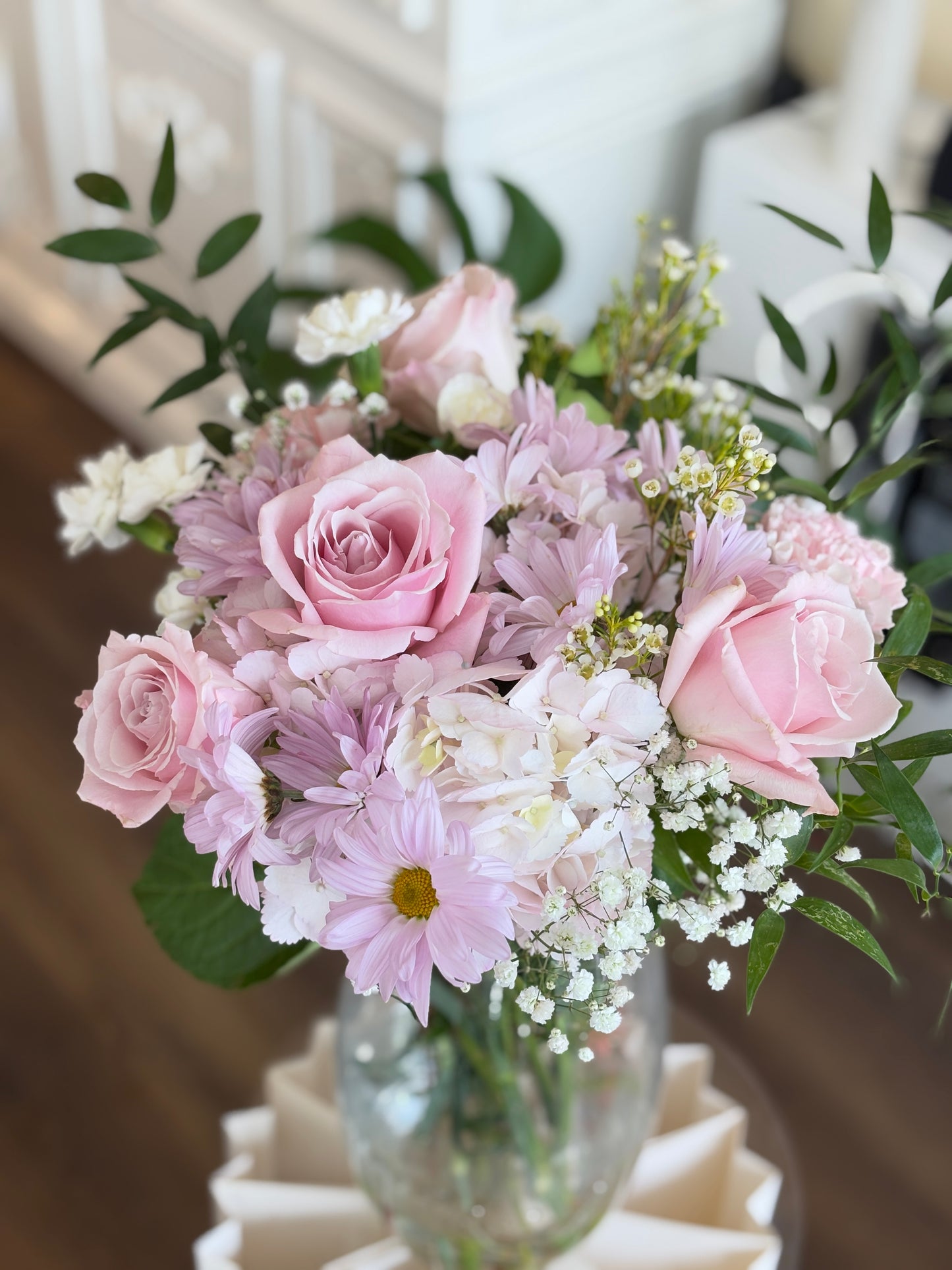 Purple Mix Vase Arrangement