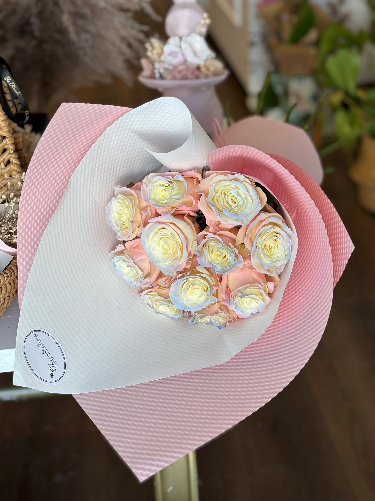 Aurora Pink Rose Bouquet