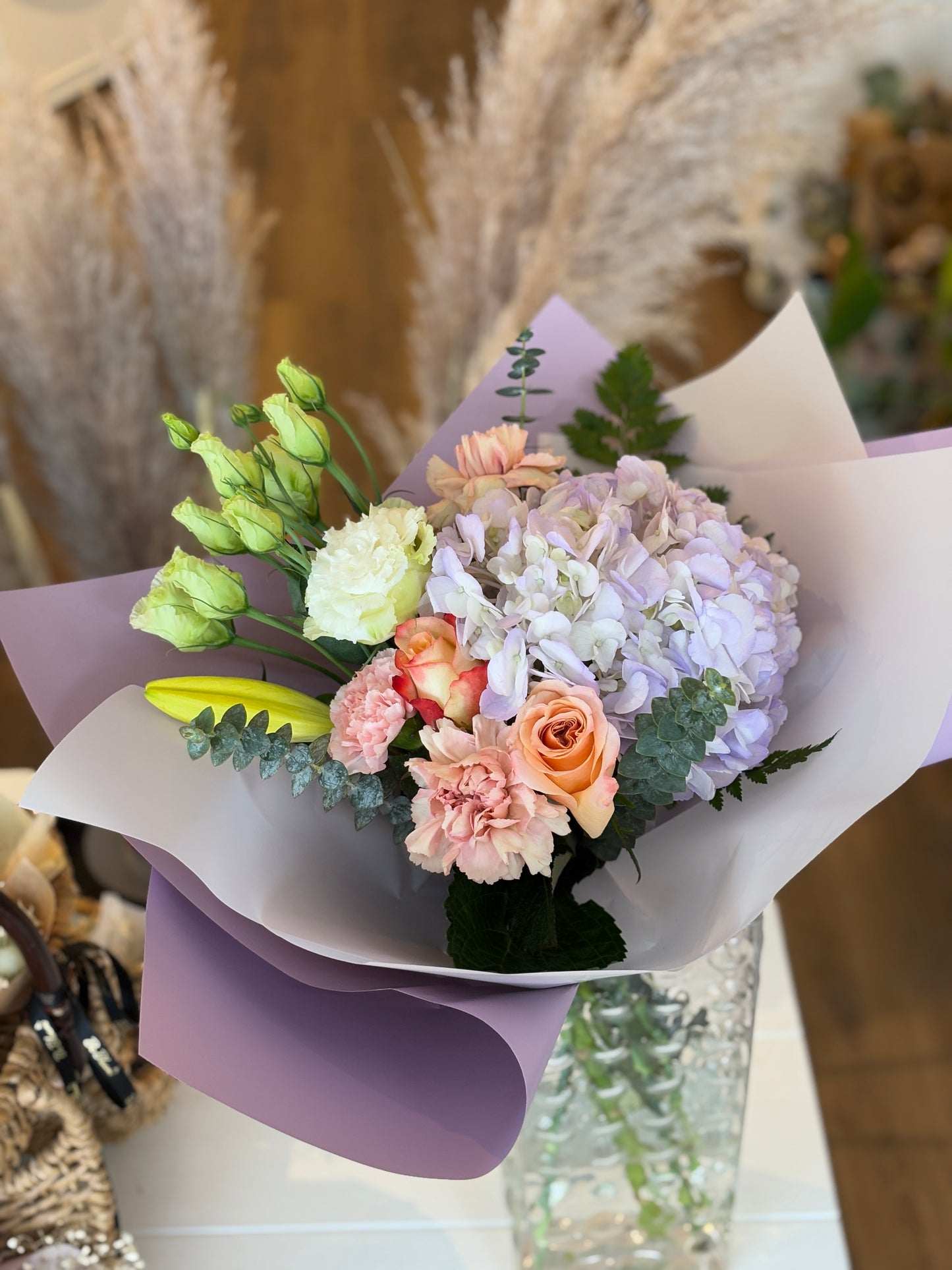Purple Mix Vase Arrangement