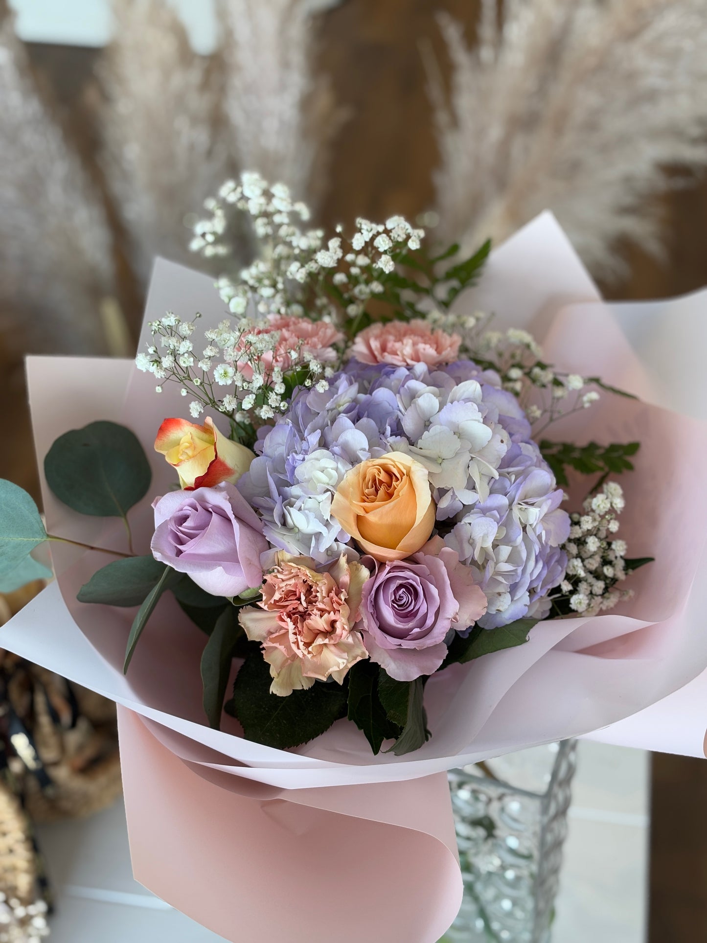 Purple Mix Vase Arrangement