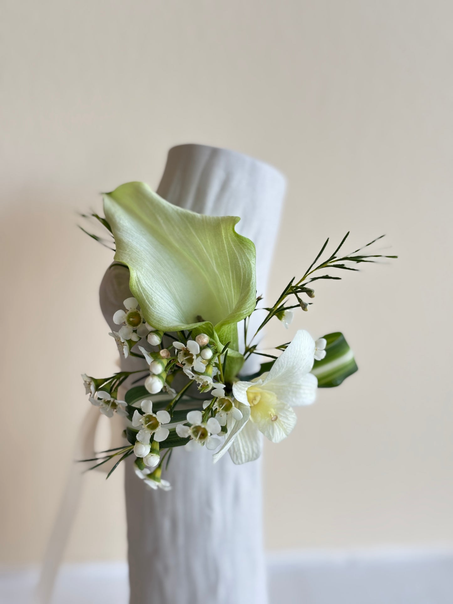 Fresh Flower Corsage - White Calla