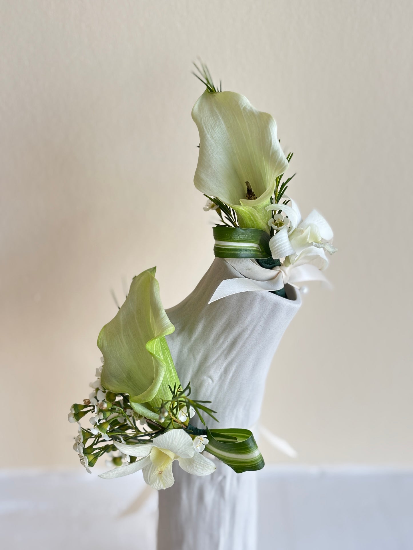 Fresh Flower Prom Set- White Calla