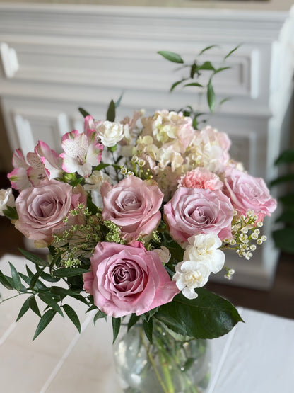 Purple Mix Vase Arrangement