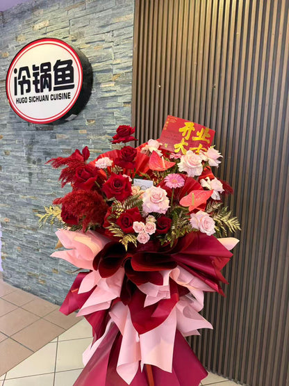 Grand Opening Standing in Red (Large)