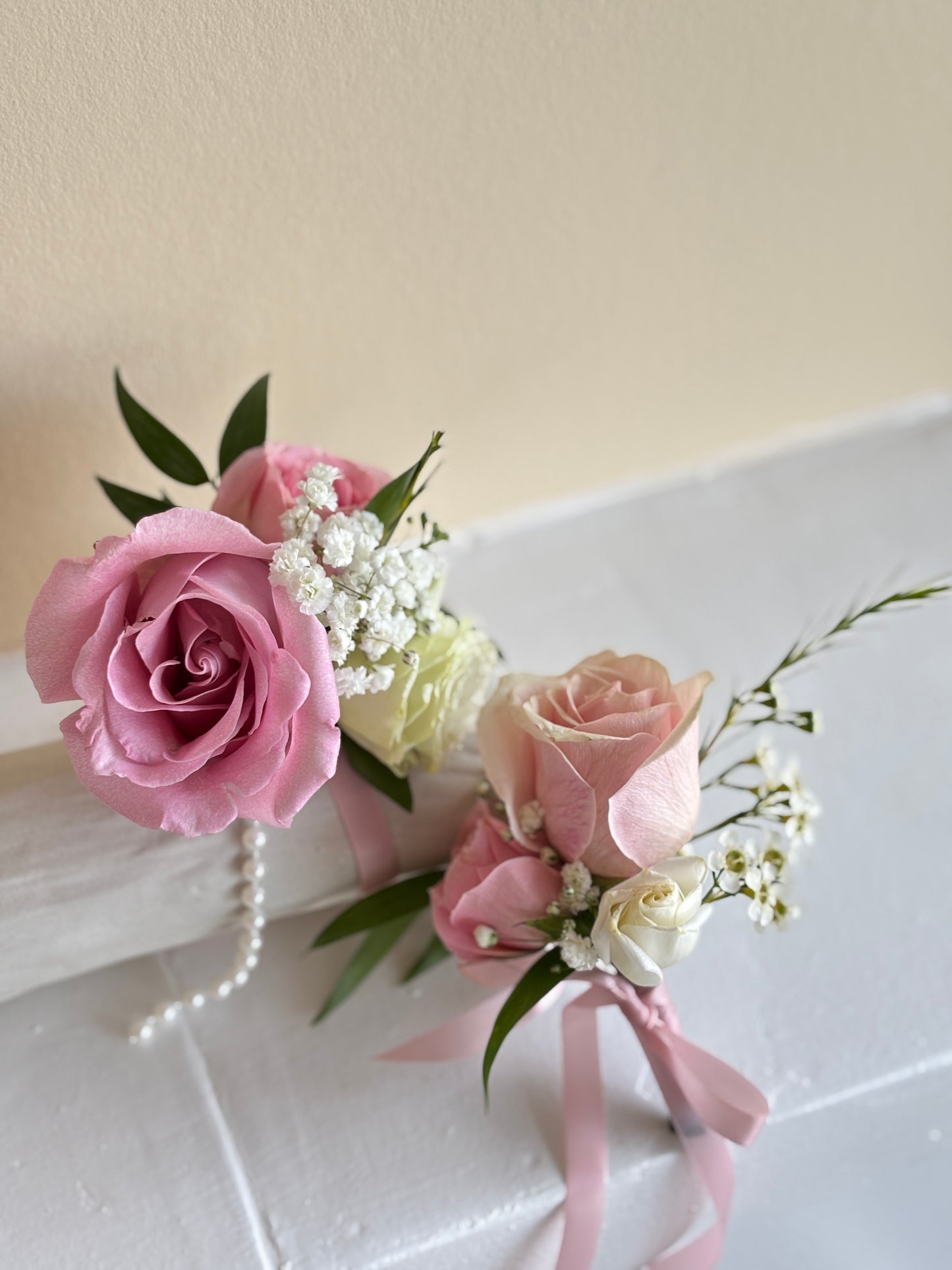 Fresh Flower Prom Set-Pink Rose
