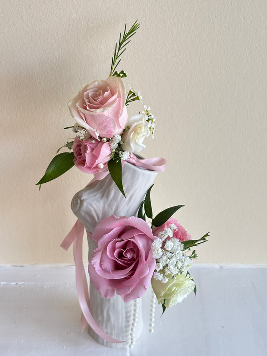 Fresh Flower Prom Set-Pink Rose
