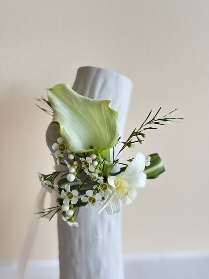 Fresh Flower Corsage - White Calla