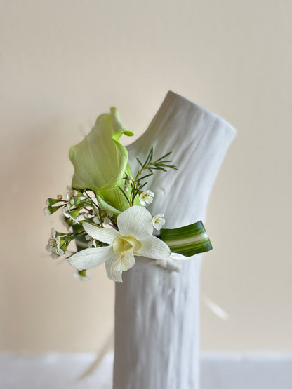 Fresh Flower Corsage - White Calla