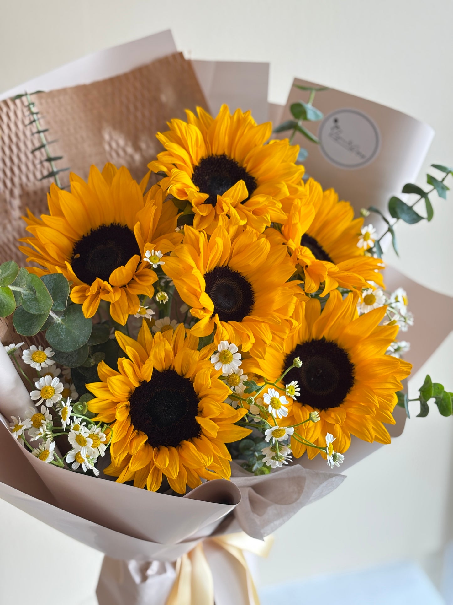 Sunflowers bouquet-six