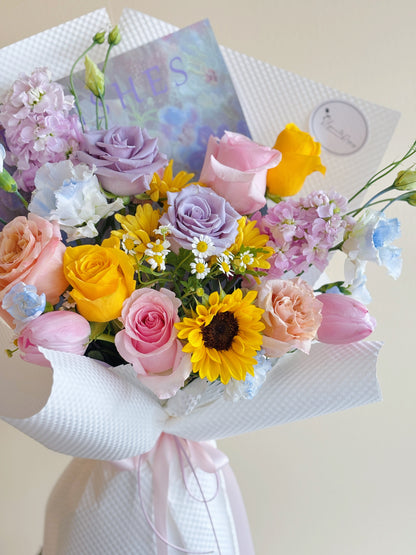 Summer Dopamine-Colorful Mixed Bouquet